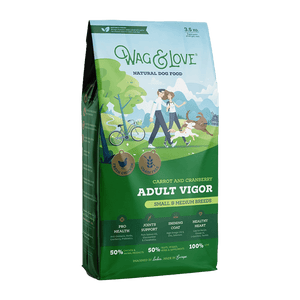 Wag & Love ® Adult Vigor Carrots & Cranberry (Small & Medium Breeds)