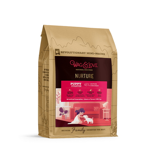 Wag & Love ® Nurture Dry Puppy Food (Starter & Small Breeds)