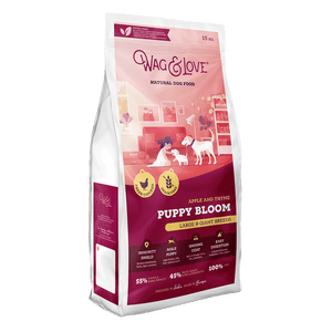 Wag & Love ® Puppy Bloom Apple & Thyme (Large & Giant Breeds) Puppy Food