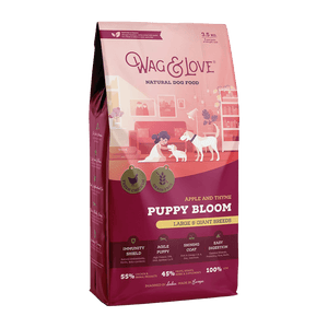 Wag & Love ® Puppy Bloom Apple & Thyme (Large & Giant Breeds) Puppy Food