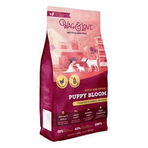 Wag & Love ® Puppy Bloom Apple & Thyme Puppy Food (Starter & Small Breeds)