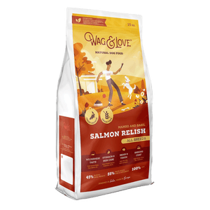 Wag & Love ® Dog Food Mango & Basil Salmon Relish (All Breeds)