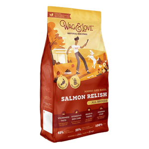 Wag & Love ® Dog Food Mango & Basil Salmon Relish (All Breeds)