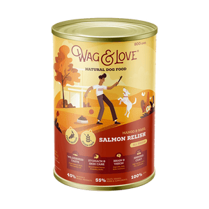 Wag & Love ® Dog Food Mango & Basil Salmon Relish (All Breeds)