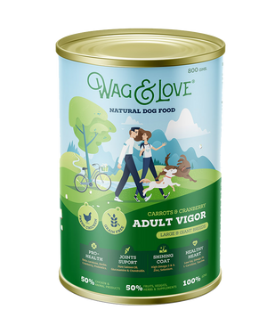 Wag & Love ® Adult Vigor Carrots & Cranberry Dog Food (Large & Giant Breeds)
